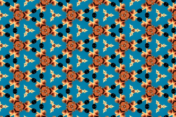 Kleurrijke Abstracte Decoratieve Sierlijke Naadloze Patroon Textiel Print Keramische Vormgeving — Stockfoto