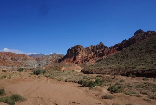 Reiseführer Für Den Danxia Geopark Qinghai — Stockfoto