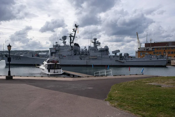 Musée Marin Horten Navire Knm Blink Sous Marin Utstein Une — Photo