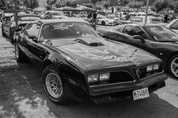 Eua Carro Estacionado Rua Pontiac Firebird Trans — Fotografia de Stock