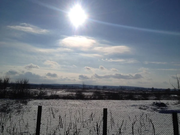 冬の日の風景 — ストック写真