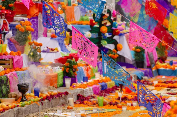 Beautiful Shot Decorations Celebration Day Dead Mexico — Stock Photo, Image