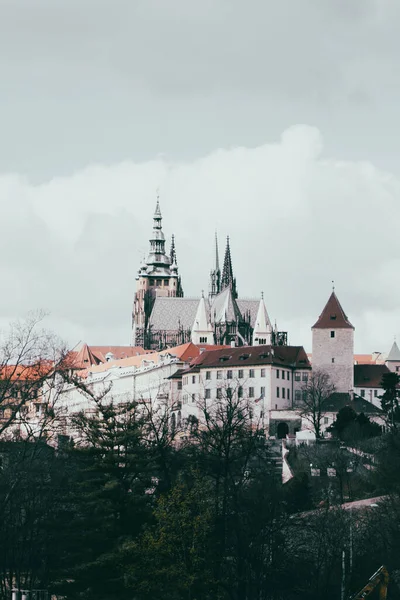 Prag Çek Cumhuriyeti Nde Bir Kalenin Manzarası — Stok fotoğraf