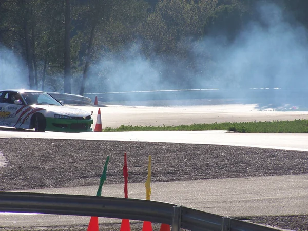 Tuning Car Modified Drift Track Japan Model Nissan Silvia S14 — Stock Photo, Image