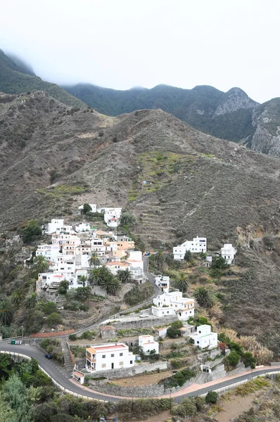 Jedna Bardzo Mała Starożytna Wieś Wyspie Kanaryjskiej Hiszpania — Zdjęcie stockowe