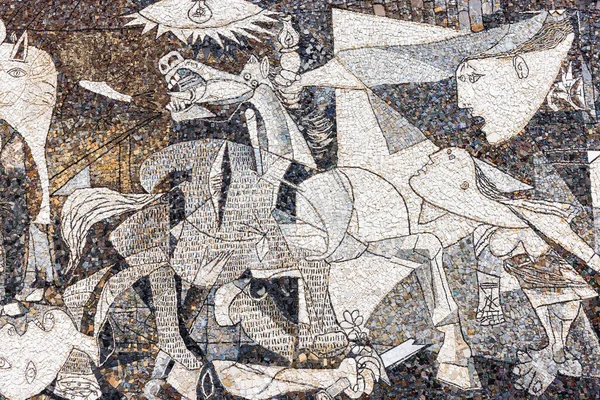 Guernica Mozaik Iskola Mozaik Spilimbergo Olaszország — Stock Fotó