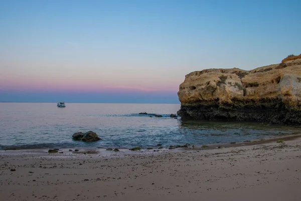 Une Vue Aérienne Une Belle Mer Coucher Soleil — Photo