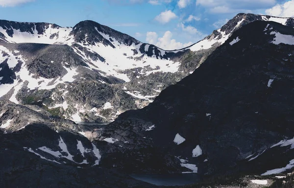 Захватывающий Вид Скалистую Горную Местность — стоковое фото