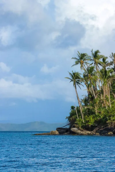 구름낀 바다가 아름다운 — 스톡 사진