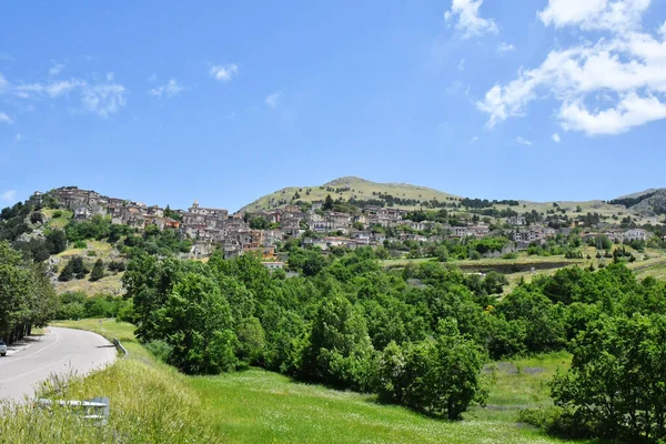 Landscape Marsicovetere Village Mountains Basilicata Italy — Photo