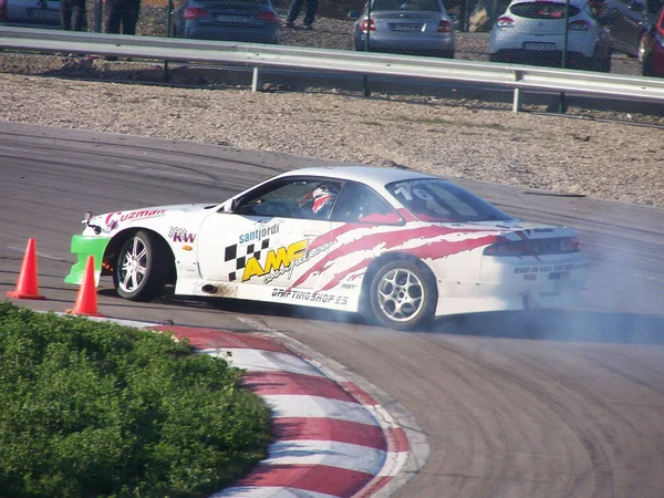 Tuning Car Modified Drift Track Japan Model Nissan Silvia S14 — Stock Photo, Image