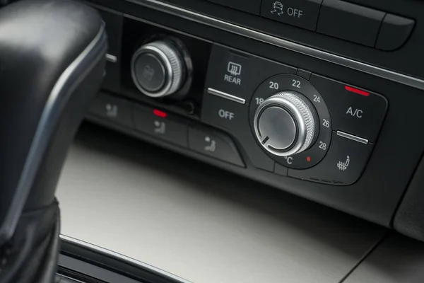 Closeup Dashboard Buttons Car — Stock Photo, Image