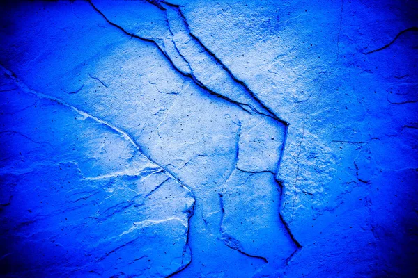 Uma Parede Concreto Texturizado Azul Perfeito Para Fundo — Fotografia de Stock