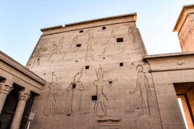 Aswan 'da bir tapınak - Eski Mısır' a ait