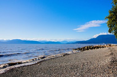 Vancouver 'daki Wreck Plajı, British Columbia, Kanada