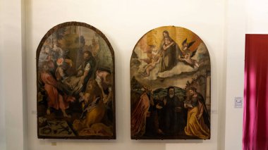 Benevento, İtalya Vergine ve Santa Monica Donte Piperno 'dan Santa Lucia