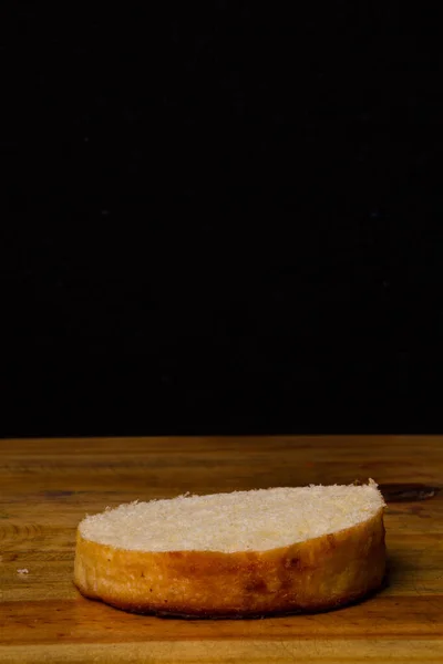带有肉 彩色和普通面包的手工汉堡包 — 图库照片