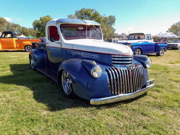 Antigua Camioneta Utilitaria Azul Chevrolet Chevy 3100 1940 Por General — Foto de Stock