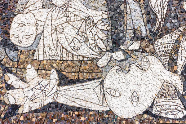 Guernica Mosaic School Mosaic Spilimbergo Italy — Stock Photo, Image