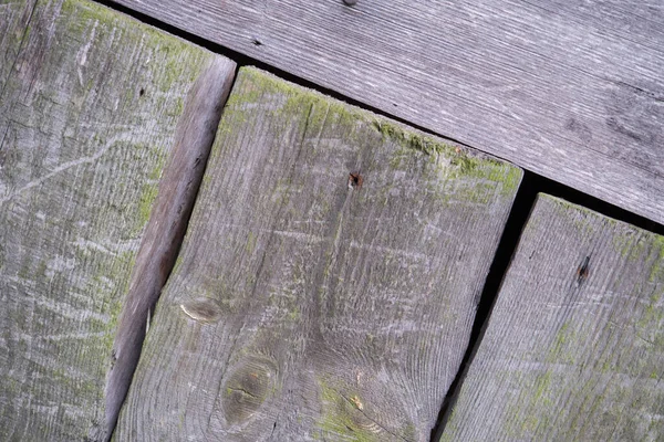 Een Close Shot Van Een Hek Gemaakt Van Hout Bedekt — Stockfoto