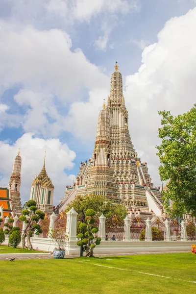 Tajska Świątynia Wat Arun Bangkoku Tajlandia Południowo Wschodnia Azja — Zdjęcie stockowe