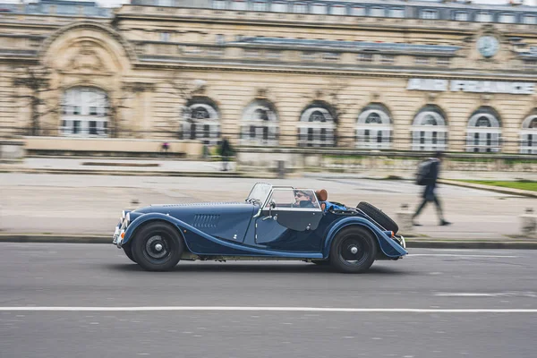 Klasické Auto Ulici Města Morgan — Stock fotografie