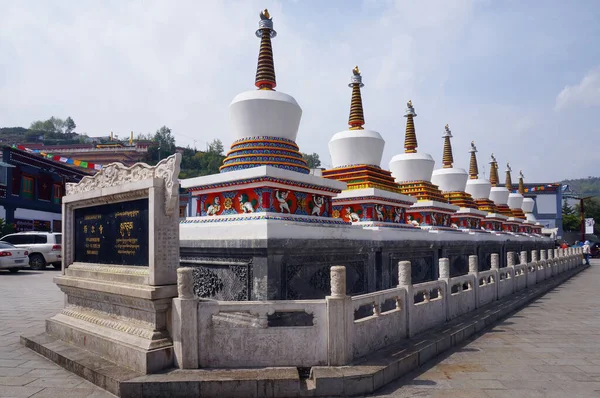 Des Six Temples Géloug Secte Lamaïsme — Photo