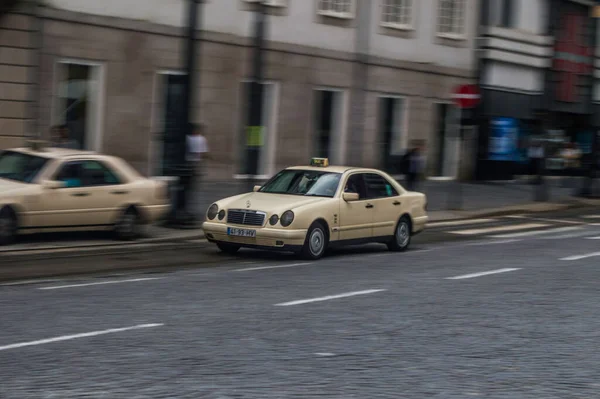 Taxi Dans Rue Modèle Luxe Mercedes Benz W210 Class — Photo