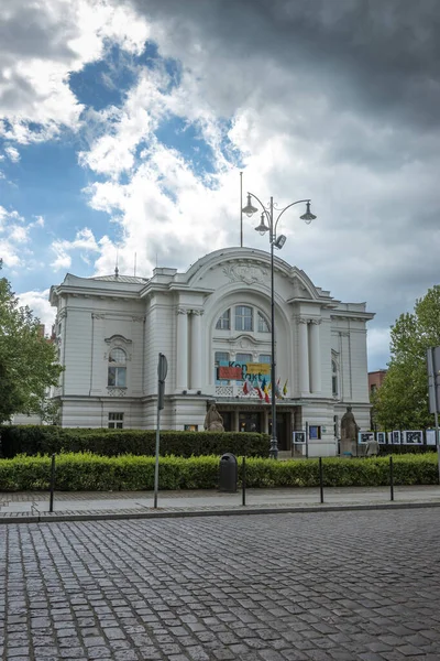 Vertical Shot Beautiful Wiliam Horzyca Theatre Torun Poland — Stock Photo, Image