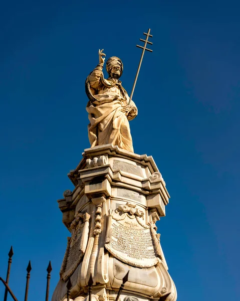 Benevento Italien Statue Eines Heiligen — Stockfoto