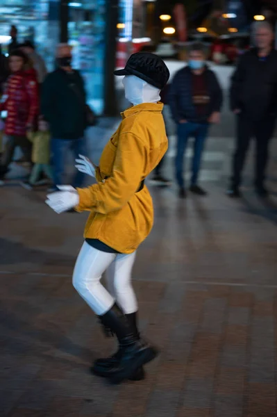 Danseuse Rue Aux Fêtes Quartier — Photo