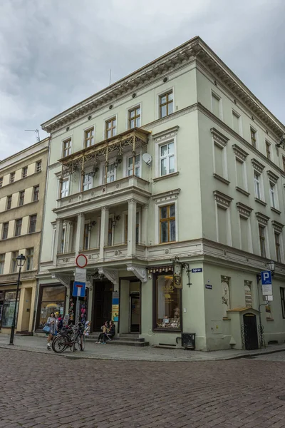 Centro Storico Torun Con Edifici Alti Patrimonio Mondiale Dell Unesco — Foto Stock