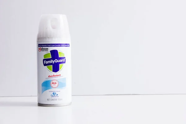 Disinfettante Salute Sicurezza Virus Isolato Sfondo Bianco — Foto Stock