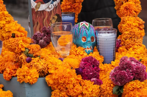 Beautiful Shot Decorations Celebration Day Dead Mexico — Stock Photo, Image