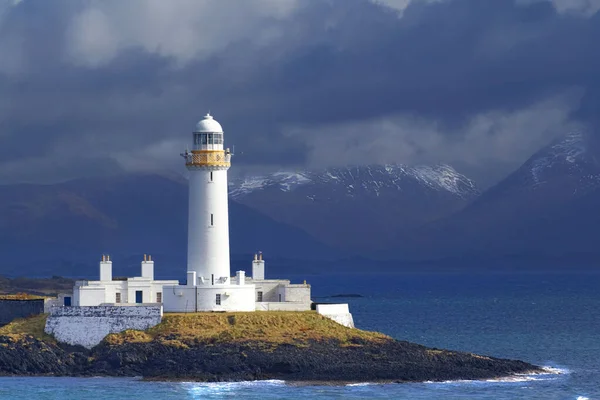 Scenic View Lismore Lighthouse Coast Isle Mull Scotland — Stock Photo, Image