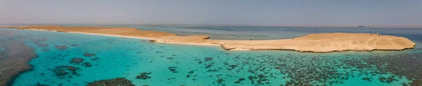Panoramautsikt Över Geysum Egypten Omgiven Röda Havet — Stockfoto