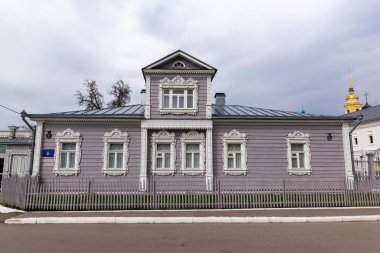 Organik Kültür Müzesi, Kolomna, Rusya. Geleneksel Rus mimarisi.