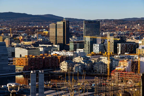 Utsikt Från Restaurang Ekeberg Oslo Norge — Stockfoto