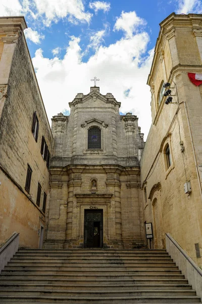 Matera Katedrali Matera Basilicata Talya Bulunan Bir Roma Katolik Katedralidir — Stok fotoğraf