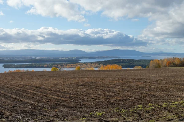 瑞典白天的自然景观 — 图库照片