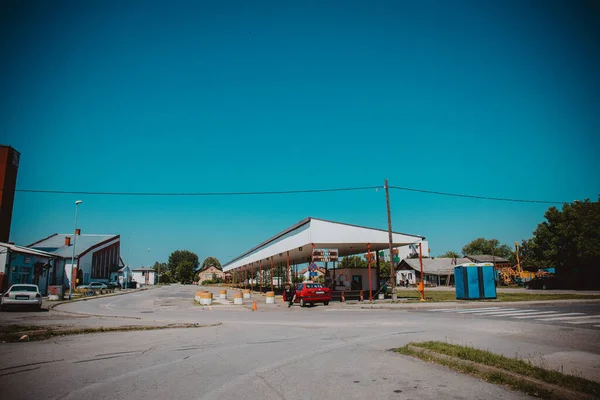 Schöne Aufnahme Des Leeren Busbahnhofs Brcko Bosnien Und Herzegowina — Stockfoto