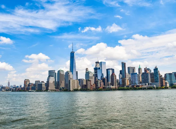 Eine Skyline Des Heutigen New York City Morgen — Stockfoto