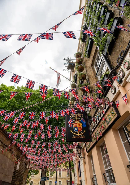 Greenwich Londres Reino Unido Mayo 2022 Celebraciones Del Aniversario Queens —  Fotos de Stock