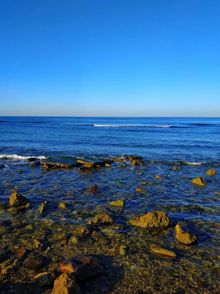 Disparo Vertical Del Mar Arábigo Jeddah Arabia Saudita — Foto de Stock