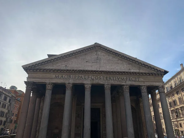 Pantheon Egy Volt Római Templom Rómában Olaszországban — Stock Fotó