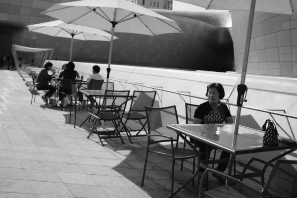 Мешканці Ресторану Біля Парку Історія Культура Дондемуна Сеулі Південна Корея — стокове фото