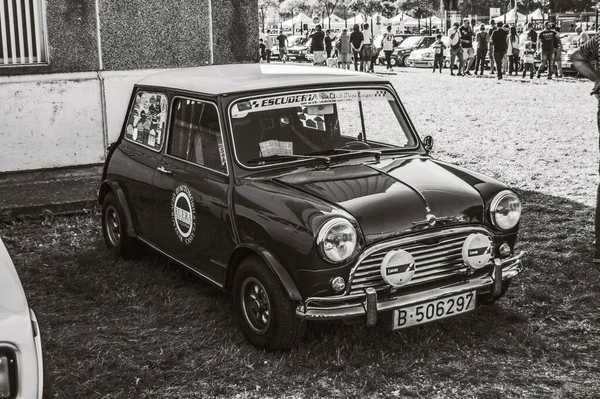 Classic Little Car Street Classic Mini — Stock Photo, Image