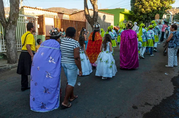 Belo Horizonte Minas Gerais Brasil Agosto 2007 Brazilian Folkloric Groups — Stock Photo, Image