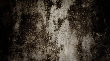 Kırık, eski bir duvarın yakın çekimi.