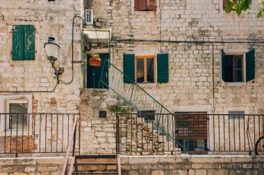 Split şehrinde vintage cepheler